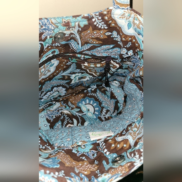 VB Bucket Tote - Java Blue Pattern Retired - Picture 3 of 3